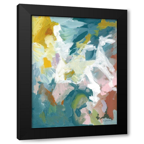 Dark Tropics II Black Modern Wood Framed Art Print with Double Matting by Mingo, Jessica