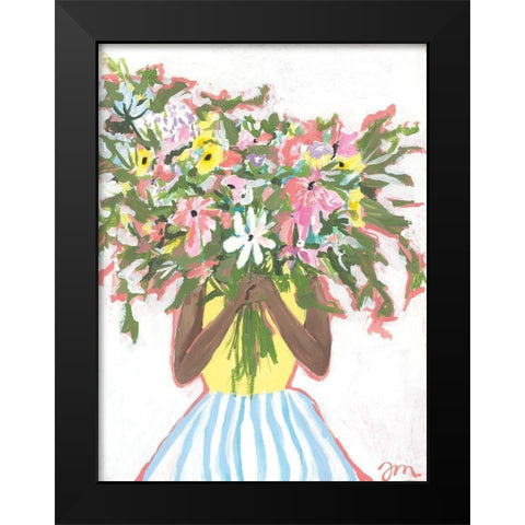 Aromatherapy   Black Modern Wood Framed Art Print by Mingo, Jessica
