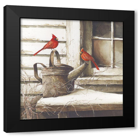 Waiting for Spring Black Modern Wood Framed Art Print by Rossini, John
