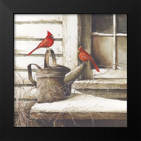 Waiting for Spring Black Modern Wood Framed Art Print by Rossini, John