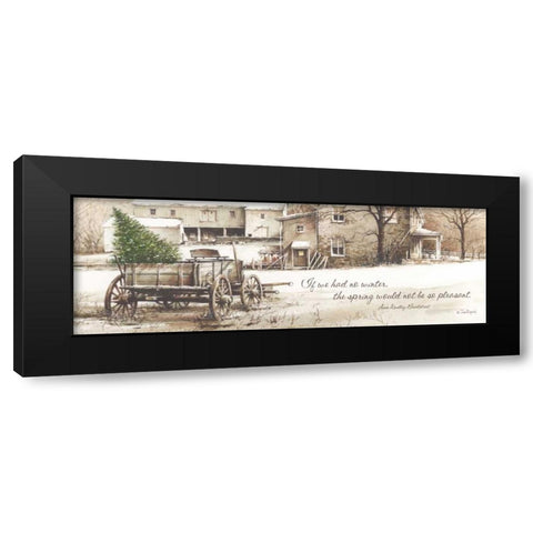 Winter Black Modern Wood Framed Art Print by Rossini, John