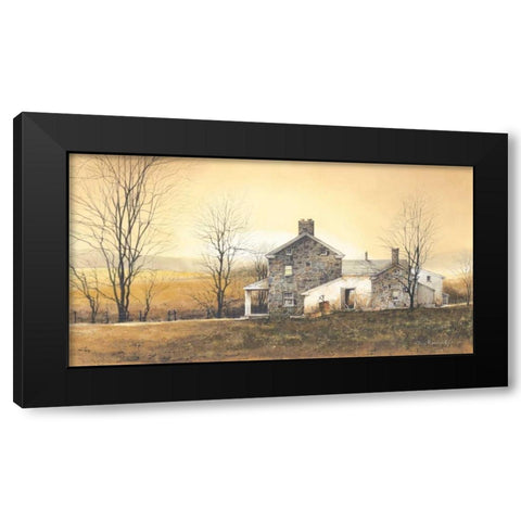Rising Early Black Modern Wood Framed Art Print by Rossini, John