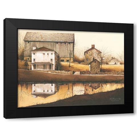 Reflections of Stucco and Stone Black Modern Wood Framed Art Print by Rossini, John