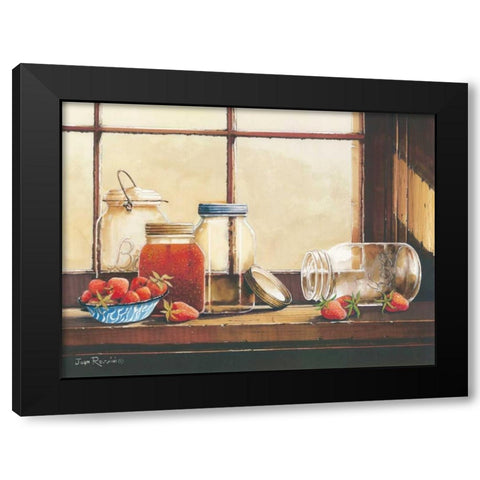 Waiting to be Filled Black Modern Wood Framed Art Print by Rossini, John