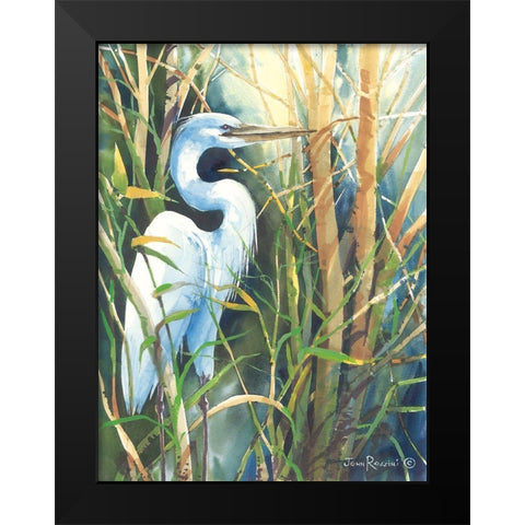 His Stoic Patience Black Modern Wood Framed Art Print by Rossini, John