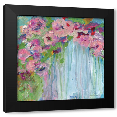 Water Beauties Black Modern Wood Framed Art Print by Kamdon Kreations
