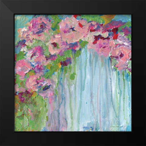 Water Beauties Black Modern Wood Framed Art Print by Kamdon Kreations