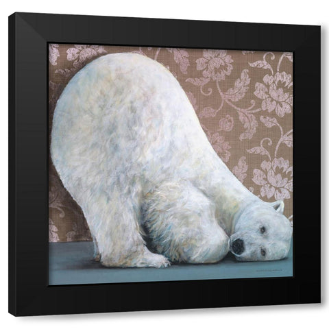 Unbearable Black Modern Wood Framed Art Print with Double Matting by Kamdon Kreations