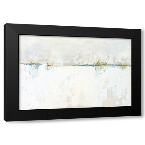 A New Day Black Modern Wood Framed Art Print by Kamdon Kreations