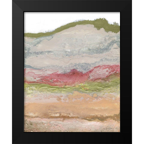 Canyon in the Fog Black Modern Wood Framed Art Print by Kamdon Kreations