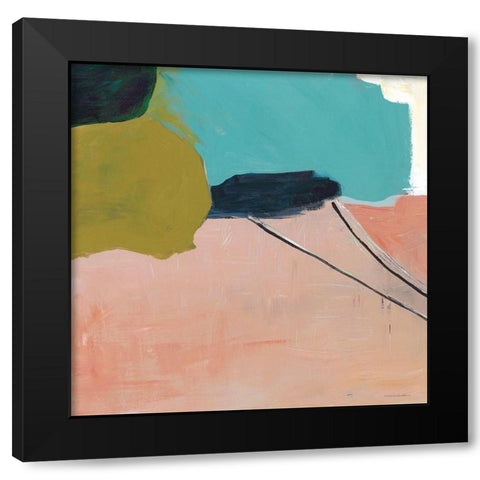Turning to Dawn 1 Black Modern Wood Framed Art Print by Kamdon Kreations