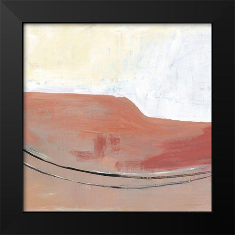 Turning to Dawn 2 Black Modern Wood Framed Art Print by Kamdon Kreations