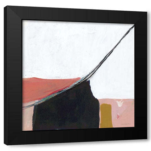 Turning to Dawn 3 Black Modern Wood Framed Art Print with Double Matting by Kamdon Kreations