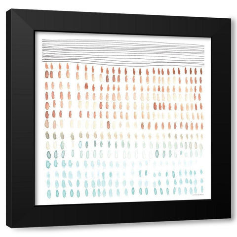 Dreaming of Sheep Black Modern Wood Framed Art Print with Double Matting by Kamdon Kreations