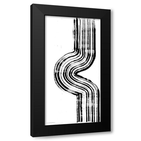 Lifes Little Bumps 1 Black Modern Wood Framed Art Print by Kamdon Kreations