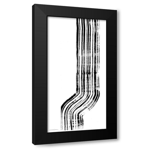 Lifes Little Bumps 2 Black Modern Wood Framed Art Print by Kamdon Kreations