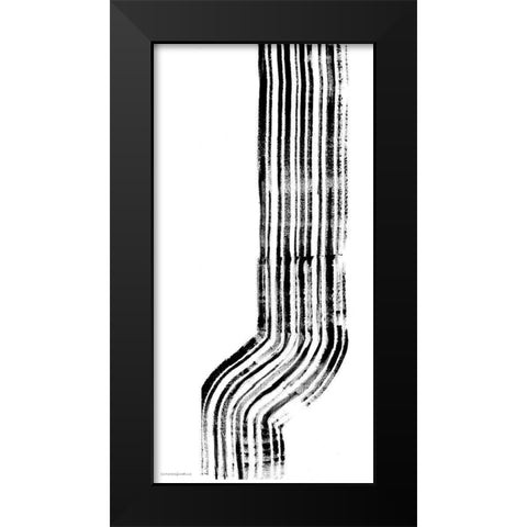 Lifes Little Bumps 2 Black Modern Wood Framed Art Print by Kamdon Kreations