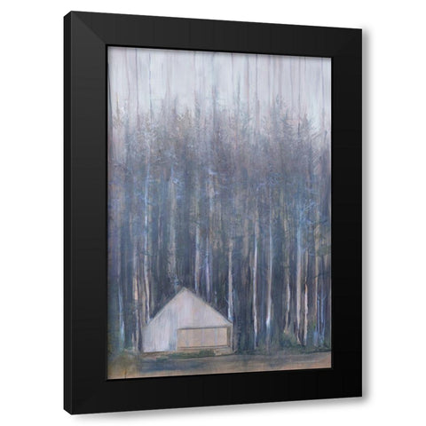 Hidden Wonder Black Modern Wood Framed Art Print by Kamdon Kreations