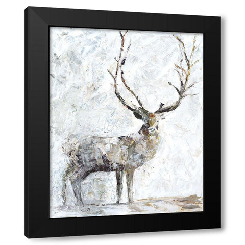Be a Dear Black Modern Wood Framed Art Print with Double Matting by Kamdon Kreations