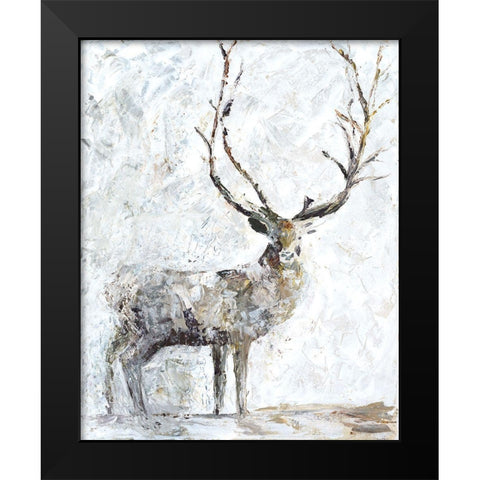 Be a Dear Black Modern Wood Framed Art Print by Kamdon Kreations