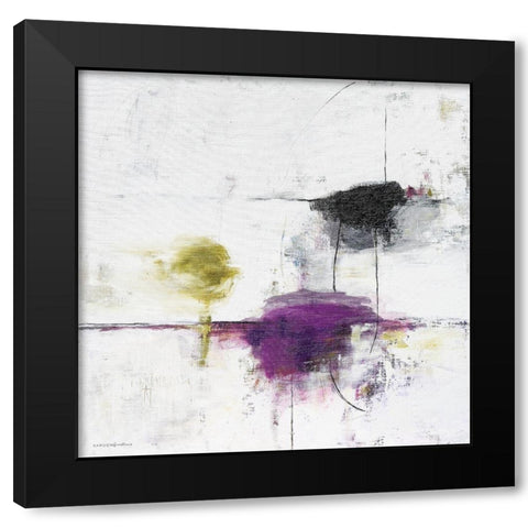 Float Black Modern Wood Framed Art Print by Kamdon Kreations