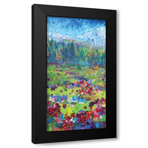 Three Sisters 1 Black Modern Wood Framed Art Print by Kamdon Kreations