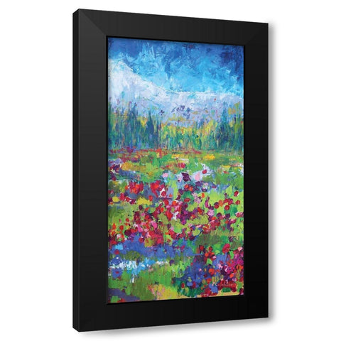 Three Sisters 2 Black Modern Wood Framed Art Print by Kamdon Kreations
