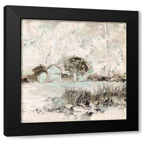 Cool Morning    Black Modern Wood Framed Art Print by Kamdon Kreations
