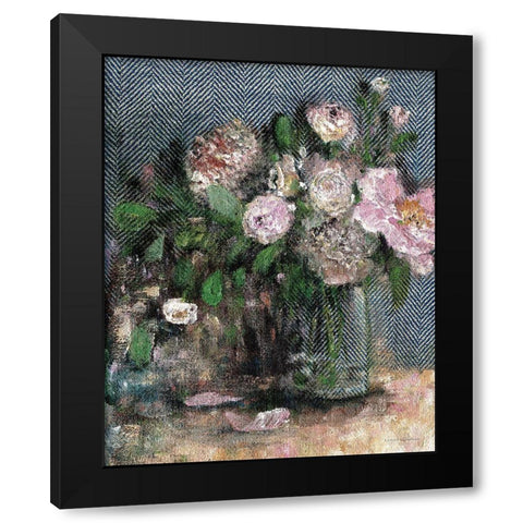 Afternoon Study Black Modern Wood Framed Art Print with Double Matting by Kamdon Kreations