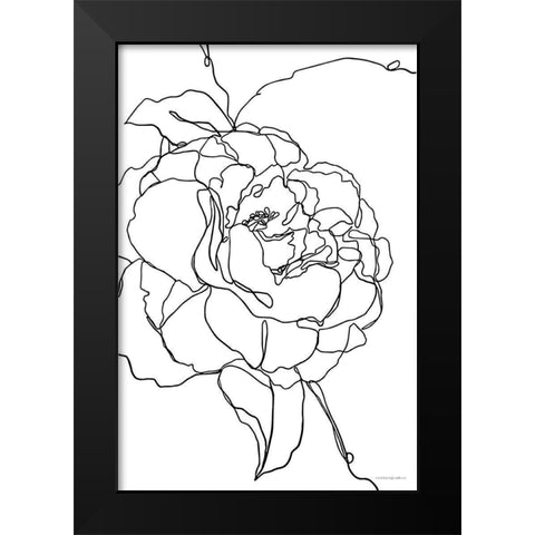 Beauty at Any Angle Black Modern Wood Framed Art Print by Kamdon Kreations