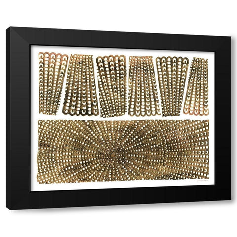Broken Eternity Black Modern Wood Framed Art Print by Kamdon Kreations
