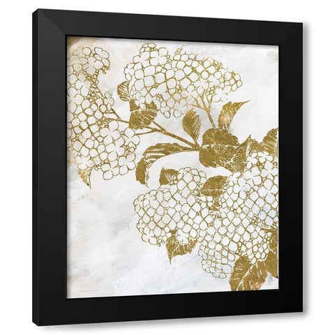 Brass Beauty 2 Black Modern Wood Framed Art Print by Kamdon Kreations