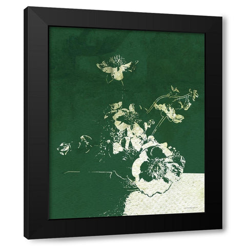 Sweet Glory Black Modern Wood Framed Art Print with Double Matting by Kamdon Kreations