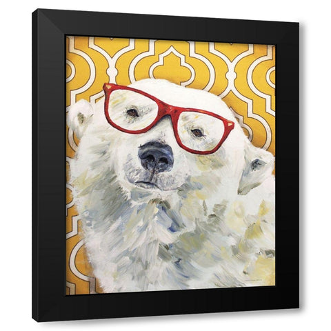 Sally     Black Modern Wood Framed Art Print with Double Matting by Kamdon Kreations
