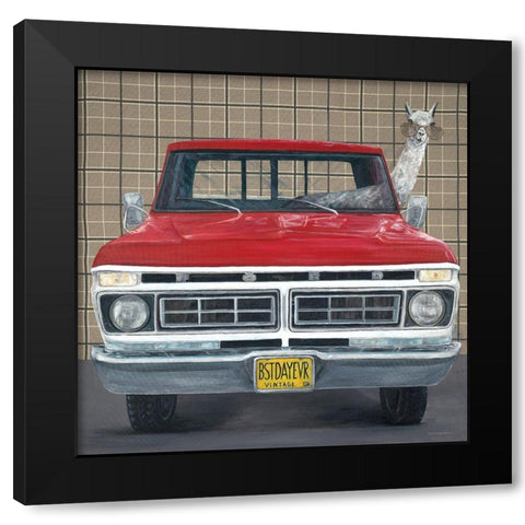 Best Day Ever Black Modern Wood Framed Art Print by Kamdon Kreations