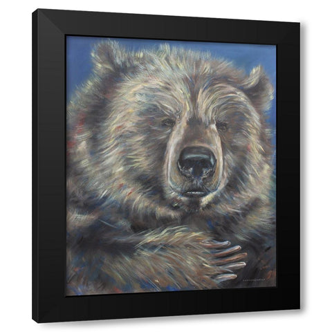 Gentle Giant     Black Modern Wood Framed Art Print with Double Matting by Kamdon Kreations