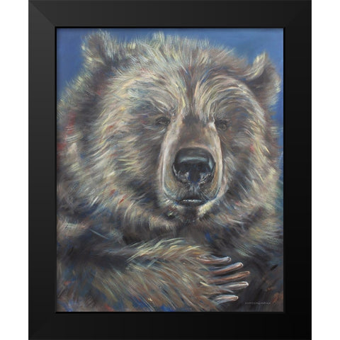 Gentle Giant     Black Modern Wood Framed Art Print by Kamdon Kreations