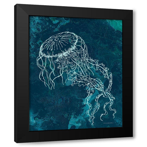Angelic Breath  I    Black Modern Wood Framed Art Print by Kamdon Kreations