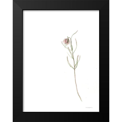 Arise Black Modern Wood Framed Art Print by Kamdon Kreations