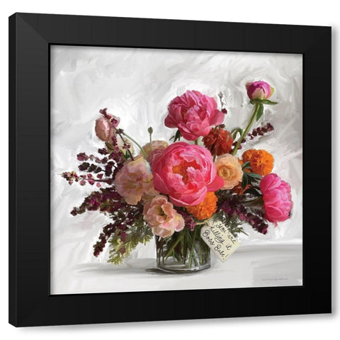 Youre Killing It Black Modern Wood Framed Art Print by Kamdon Kreations