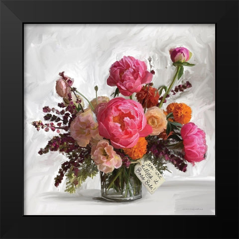 Youre Killing It Black Modern Wood Framed Art Print by Kamdon Kreations