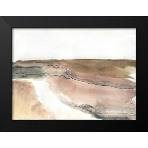 Canyon Black Modern Wood Framed Art Print by Kamdon Kreations