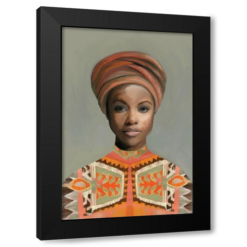 Luminescence Black Modern Wood Framed Art Print with Double Matting by Kamdon Kreations