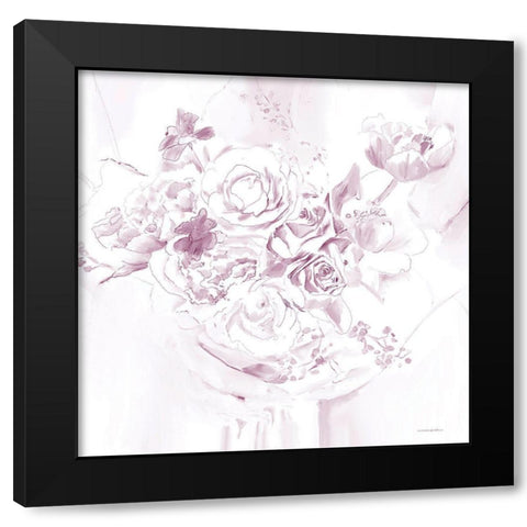 I Do Black Modern Wood Framed Art Print with Double Matting by Kamdon Kreations