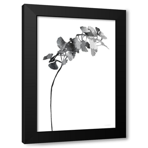 I Have an Inkling Black Modern Wood Framed Art Print by Kamdon Kreations