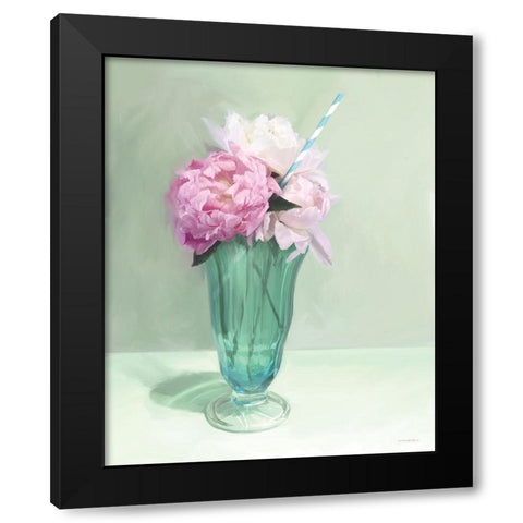 Sweetness Black Modern Wood Framed Art Print with Double Matting by Kamdon Kreations