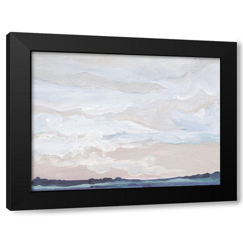Blueish Feeling    Black Modern Wood Framed Art Print by Kamdon Kreations