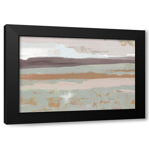 Neutral State of Mind   Black Modern Wood Framed Art Print with Double Matting by Kamdon Kreations