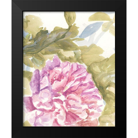 Warm Violet 2 Black Modern Wood Framed Art Print by Kamdon Kreations