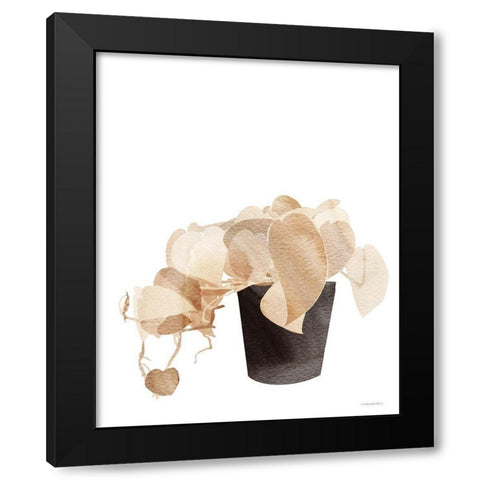 Lovin the Dirt Black Modern Wood Framed Art Print with Double Matting by Kamdon Kreations